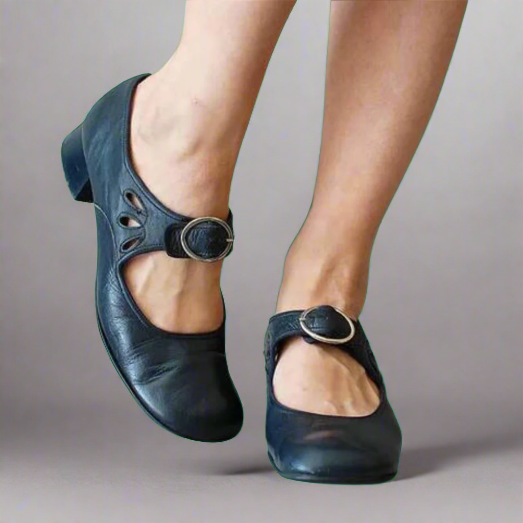 Denisa | Orthopaedic leather sandals with comfortable wedge sole