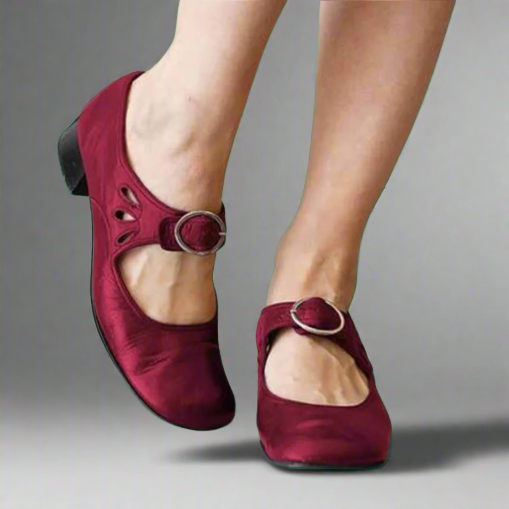 Denisa | Orthopaedic leather sandals with comfortable wedge sole