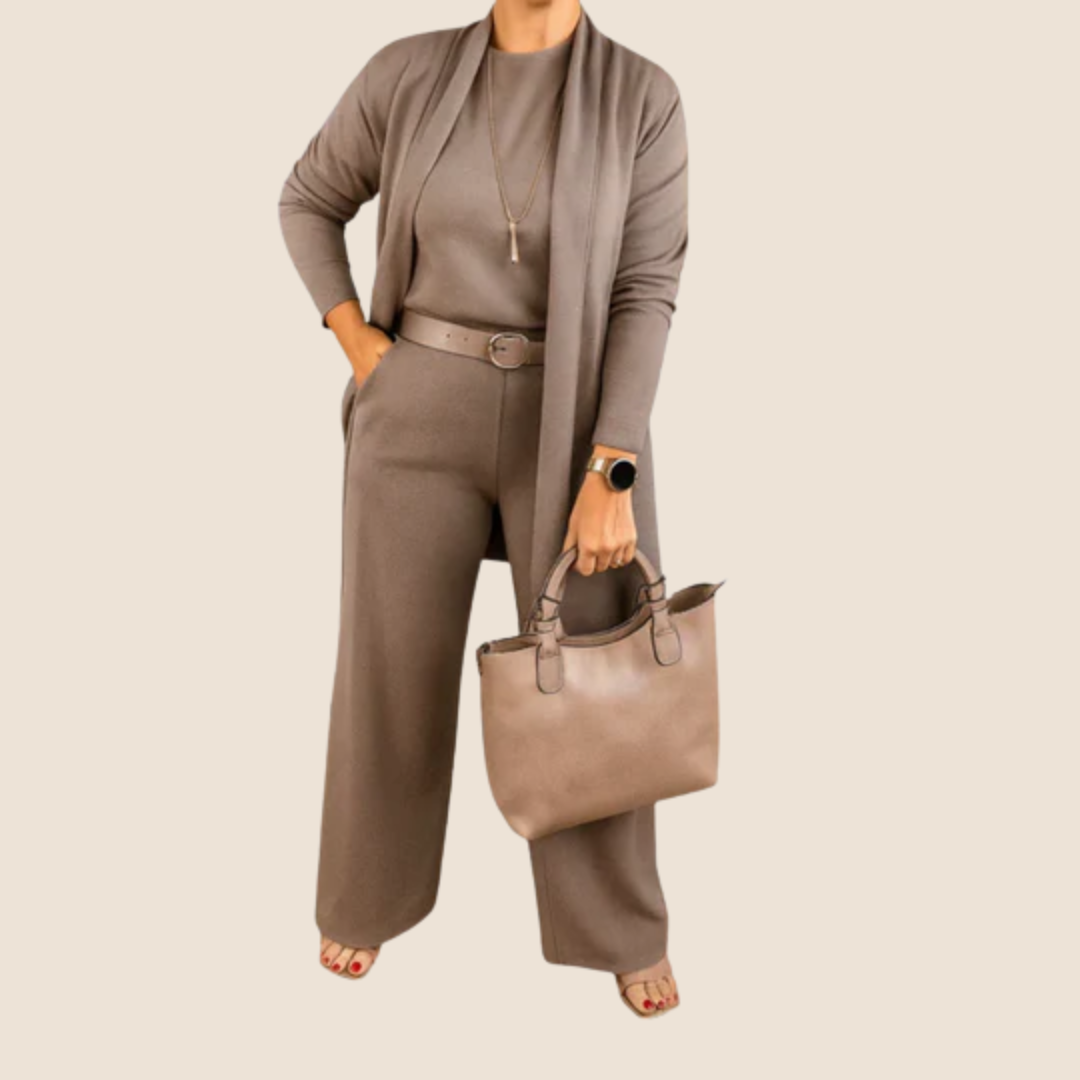 Elvy™ - Elegant och Mångsidigt Tredelat Damset