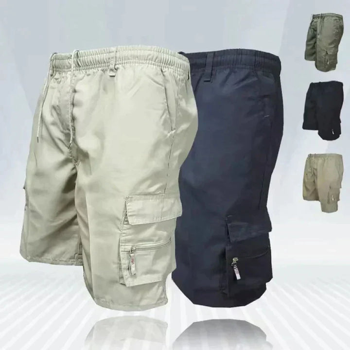 Filip™ - Casual Shorts Med Resår I Midjan + 6 Förvaringsfack