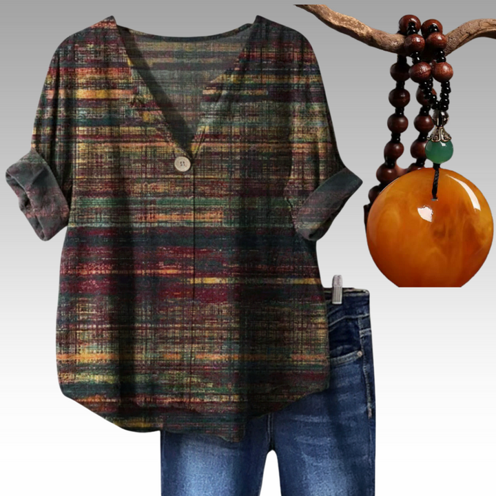 Comvara™ - Tidlös Blus med Gratis Halsband