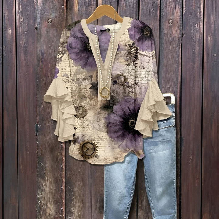 Airelle™ - Avslappnad & Stilfull Sommarblus