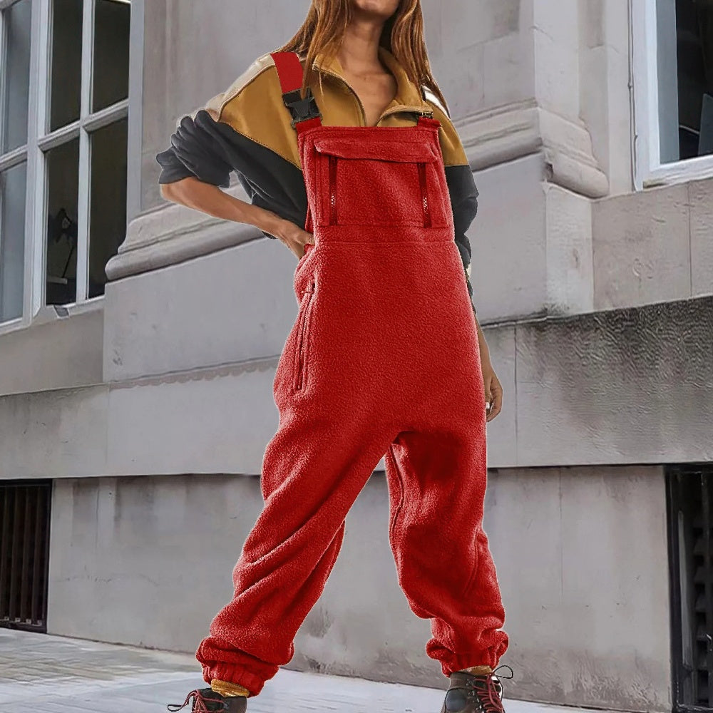 Marie™ - Justerbar Jumpsuit i Manchestertyg med Fleece