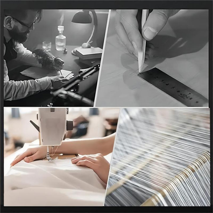 Auvia™ - Damjacka i stickad patchwork, lätt & stilren dunjacka