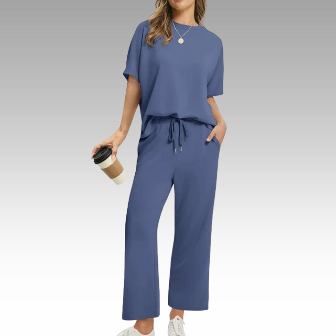 Bella™ - Avslappnad & Bekväm Topp- och Byxset