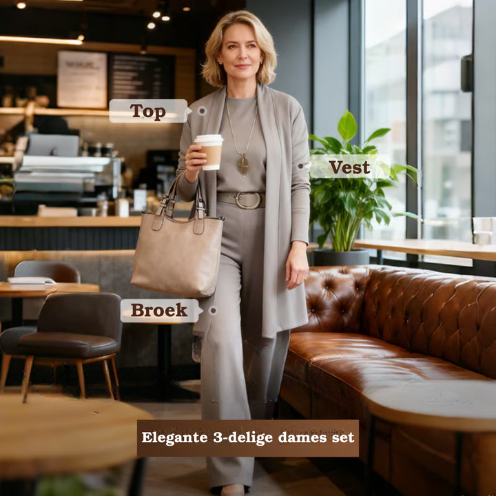 Elvy™ - Elegant och Mångsidigt Tredelat Damset