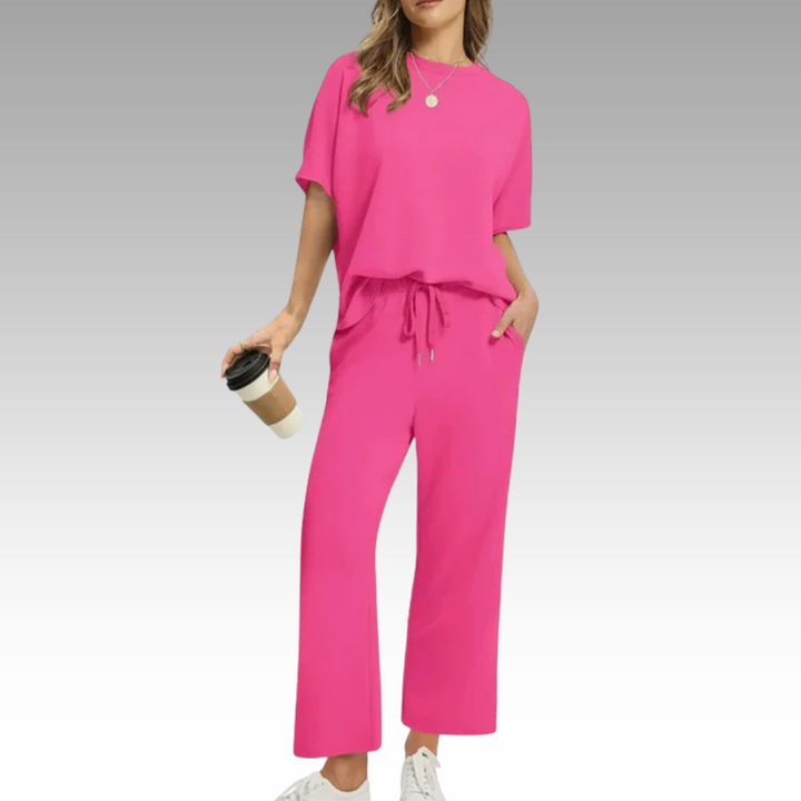 Bella™ - Avslappnad & Bekväm Topp- och Byxset