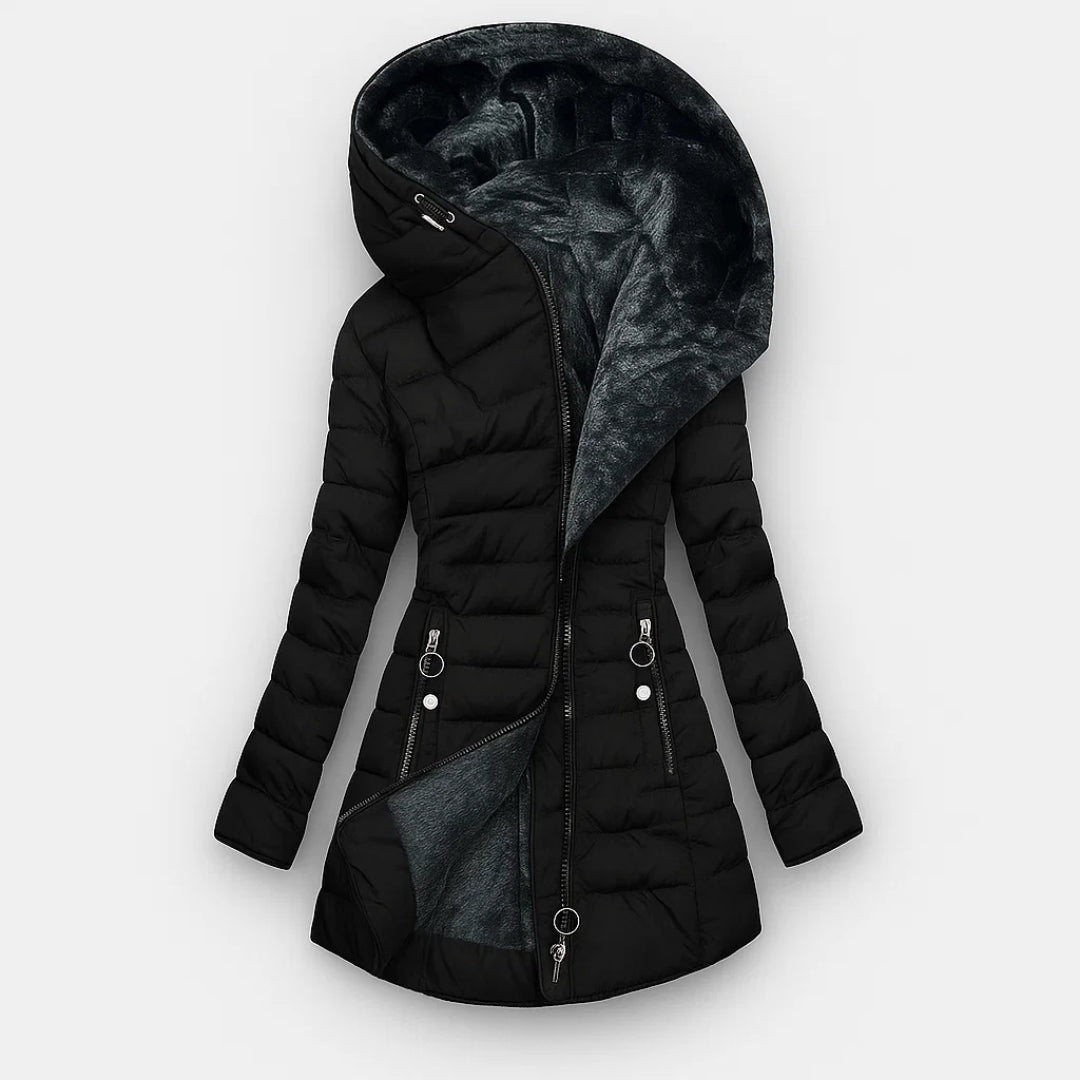 Elise™ – Bekväm Vinterrock för Damer Tidlös Design