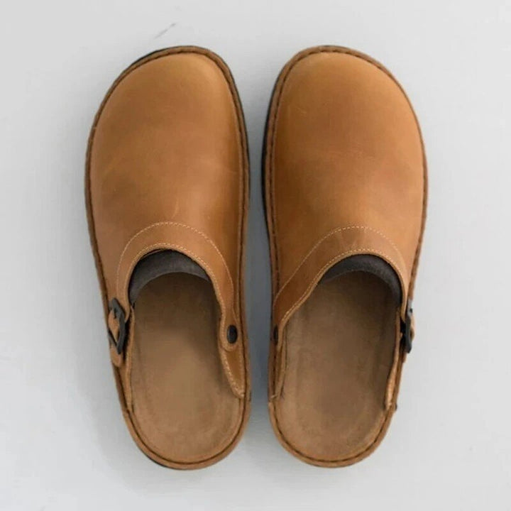 Maikel™ - Vintage Mjukbottnade Slip-in Ortopediska Sandaler