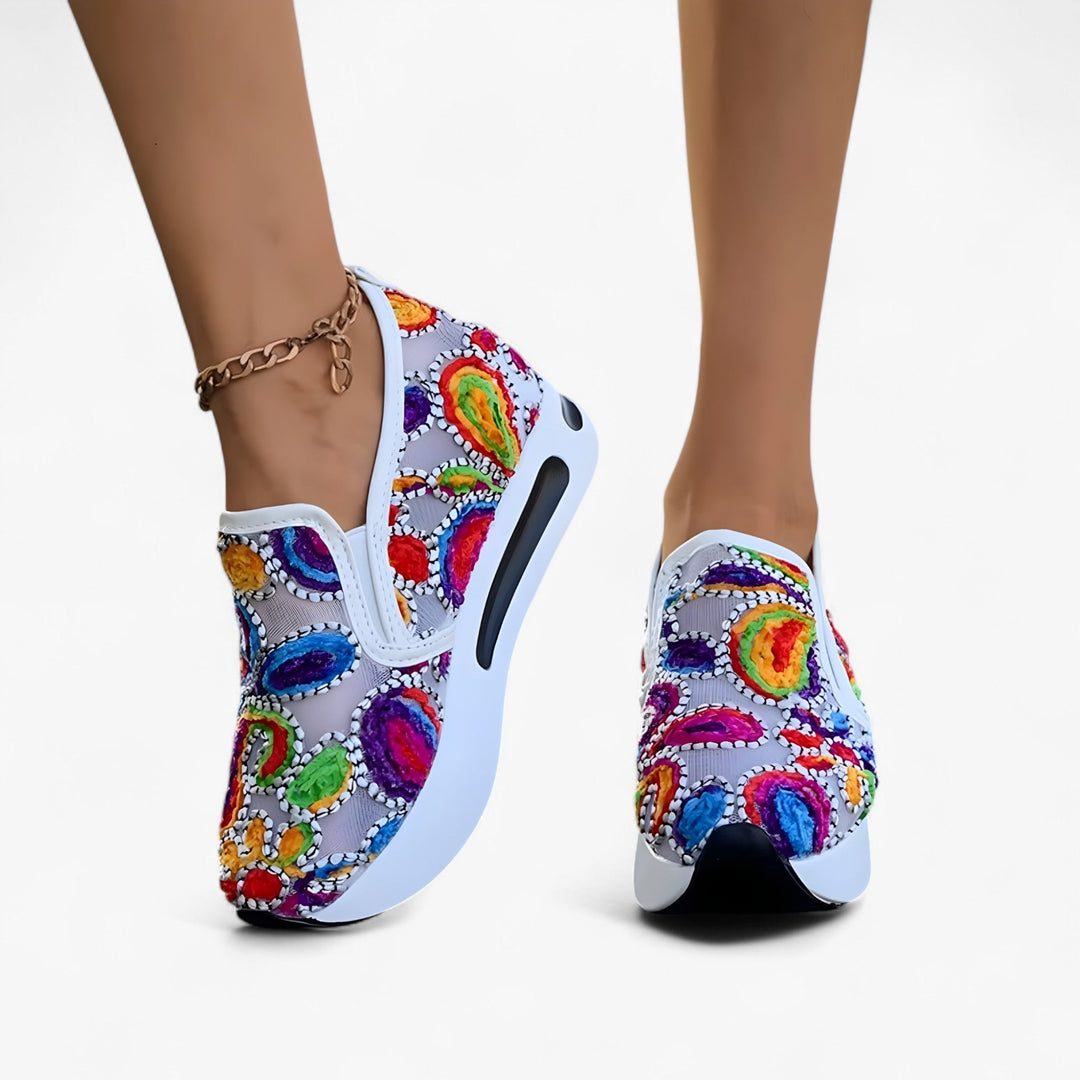 Zerina™ - Broderade Skor – Eleganta och Bekväma