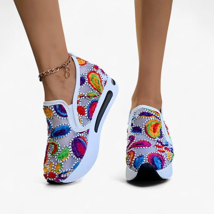 Zerina™ - Broderade Skor – Eleganta och Bekväma