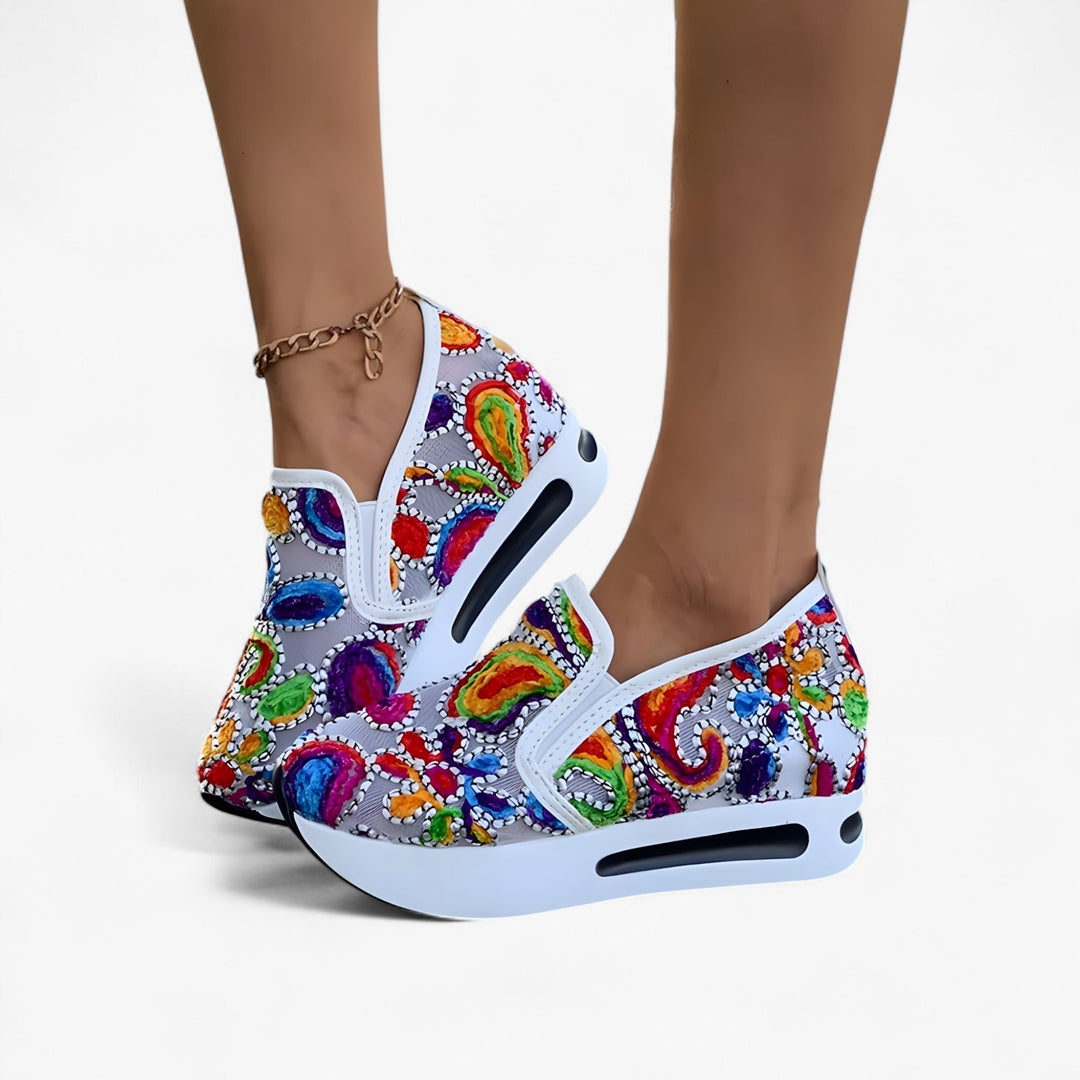 Zerina™ - Broderade Skor – Eleganta och Bekväma