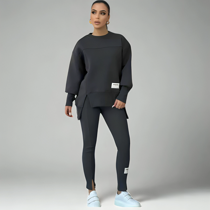 Kikay™ - Elegant & Mjuk Lounge Set för Damer – Avslappnad med Stil