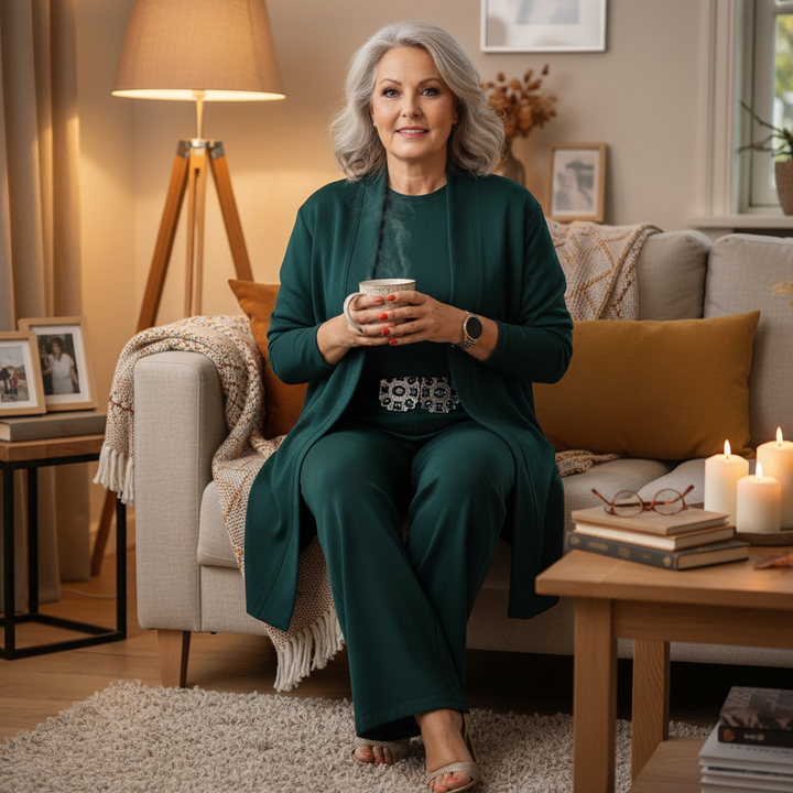 Elvy™ - Elegant och Mångsidigt Tredelat Damset