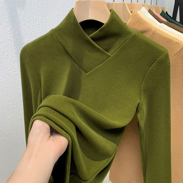 Christel™ - Elegant Turtleneck-skjorta