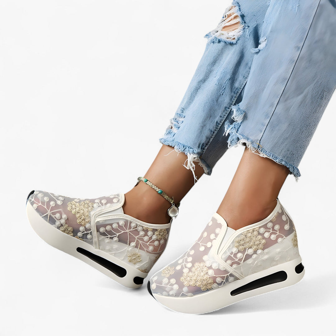 Zerina™ - Broderade Skor – Eleganta och Bekväma