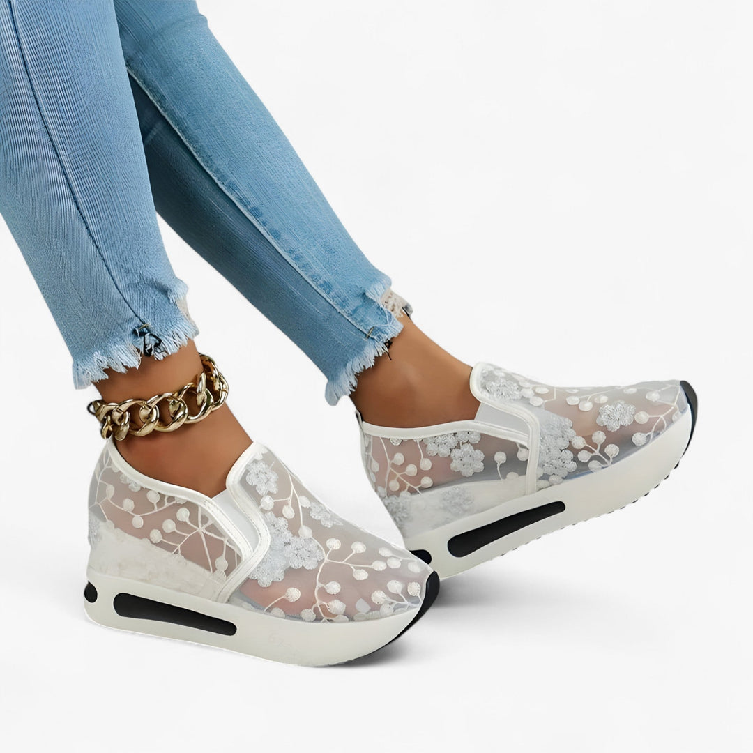 Zerina™ - Broderade Skor – Eleganta och Bekväma