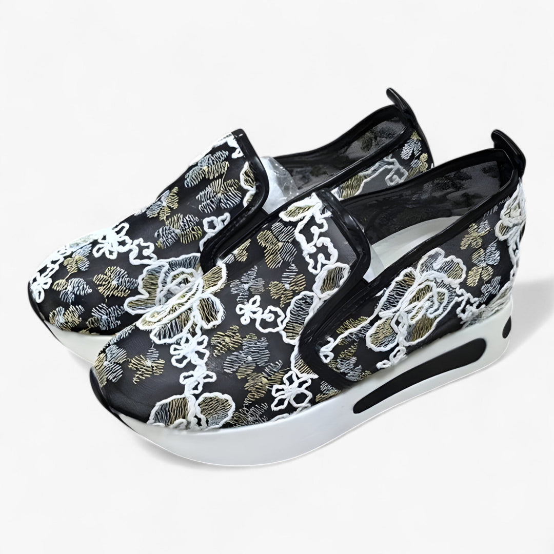 Zerina™ - Broderade Skor – Eleganta och Bekväma