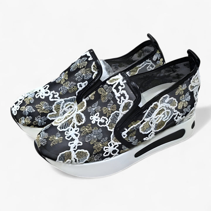 Zerina™ - Broderade Skor – Eleganta och Bekväma