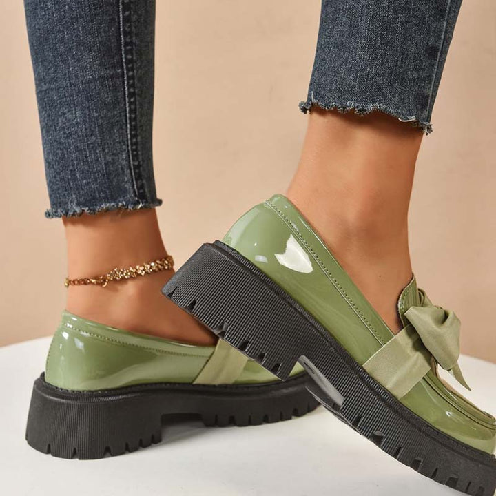 Ravisse™ - Eleganta och Söta Platåloafers med Rosett